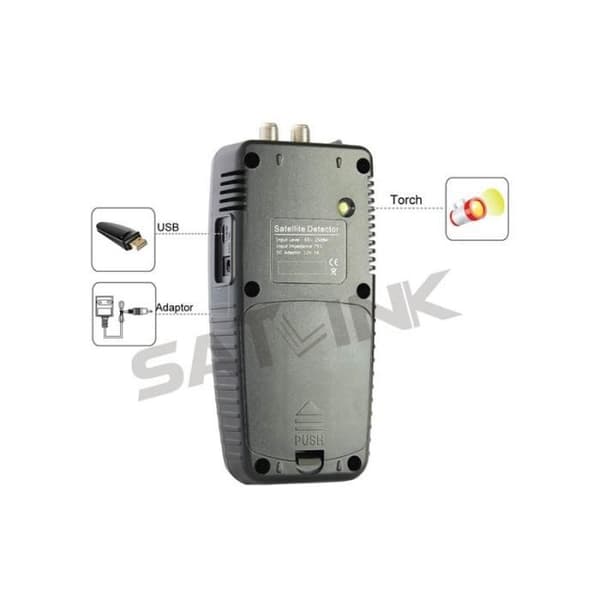 Mesureur Pointeur Satellite SATLINK WS-6933 - SATLINK - DVB-S och DVB-S2 HD - Tydlig meny - Satellitlista