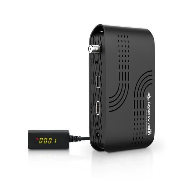 Satellitmottagare - AB CryptoBox - 700HD - Full HD 1080p - H.265 HEVC - Minidesign