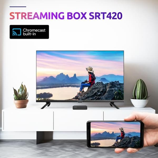 Hybrid Streaming Box - STARK - SRT420 - 4K - HDR - Dolby Vision - Chromecast