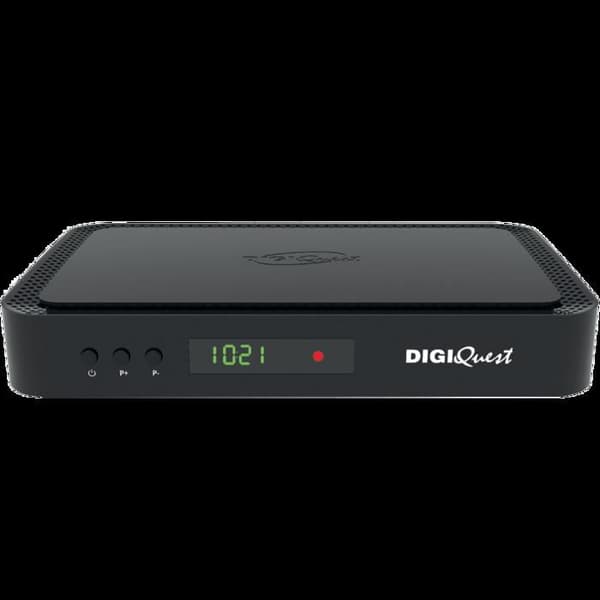 DIGIQUEST Q80 Tivusat Combo DVB-S2 &amp; DVB-T2 dekoder med aktiverat kort