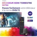 Miniatyrbild 2 av 4: TV-dekoder Strong SRT 84 - HDMI-mottagare/DVB-T2-dekoder - Inspelningsfunktion - Kompatibel med standarder HEVC265 &amp; Dolby Audio - Gu