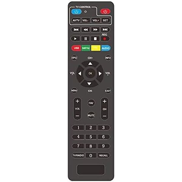 DVB-T2 H265 HEVC 10-bitars digital marksänd mottagare - DIPROGRESS - DPT202SB - RCA - Grå
