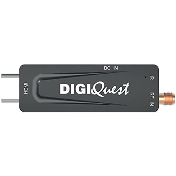 DVB-T2 HEVC Main 10 digital marksänd mottagare - DIGIQUEST - DecoderTerrestre - Svart - USB/HDMI
