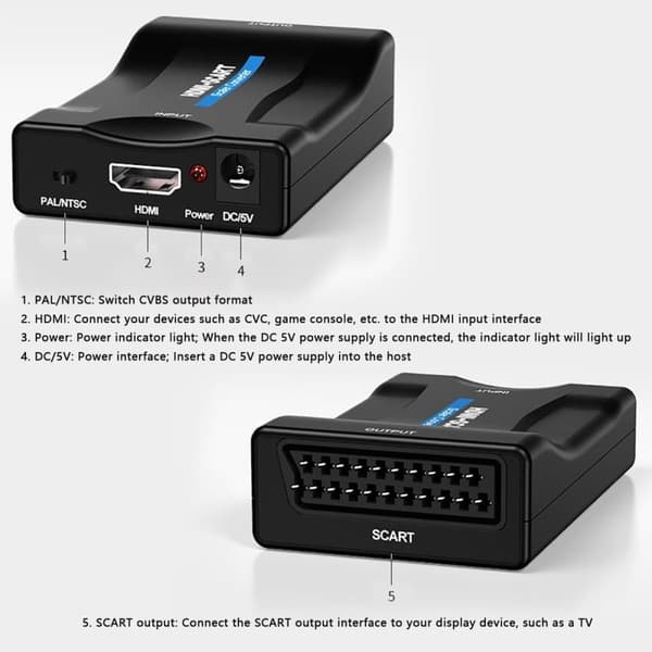 HDMI-SCART-muunnin 1080p