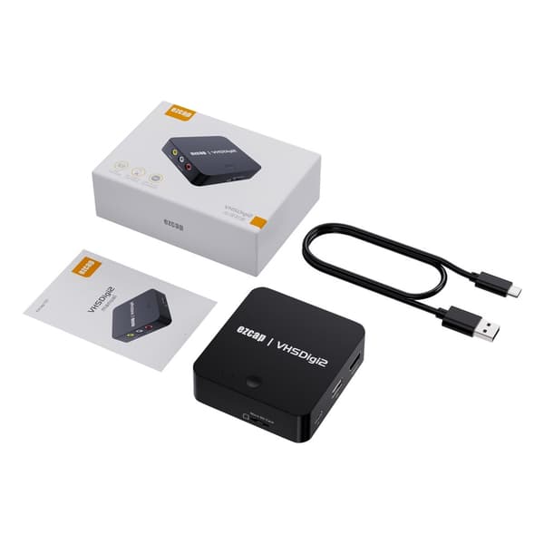 EZCAP181P Audio Video recording Box VHS VCR DVD converter to mp4