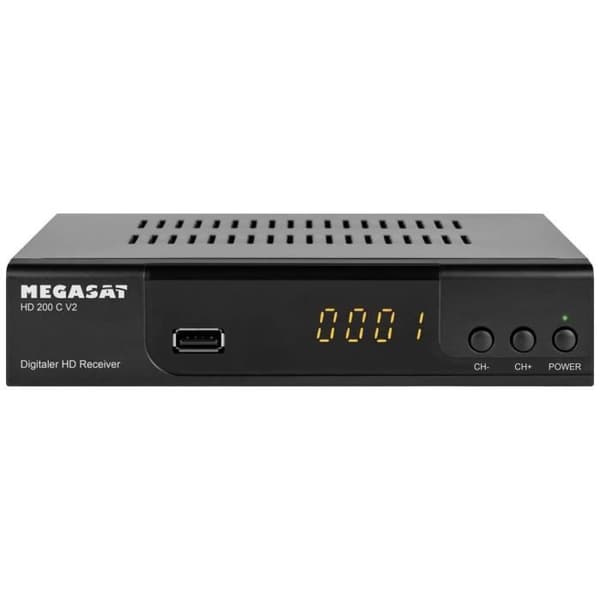 MegaSat HD 200 C V2 SAT HD-mottagare Antal tuners: 1