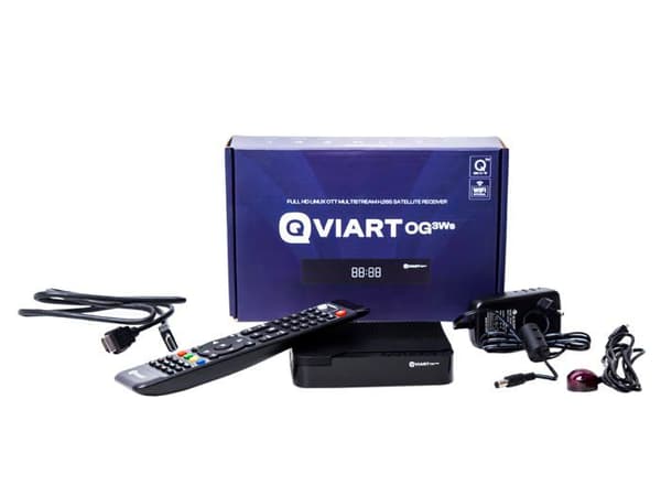 Satellitmottagare OTT - Qviart - OG3Ws - Full HD - H.265 - Multistream