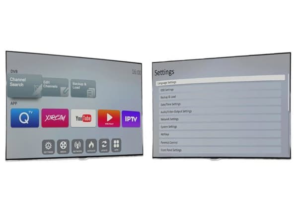 Satellitmottagare OTT - Qviart - OG3Ws - Full HD - H.265 - Multistream