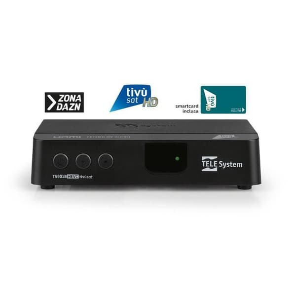 TELESYSTEM DEKODER SATELLITARE TIVUSAT DVB-SS2HEVC 58010097