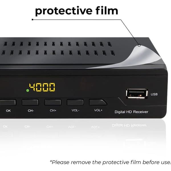 LEYF PA-2211 DVB-T2-mottagare, Full HD 1080p, Gratis kanaler, DVB T2, DVB-T-tuner