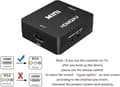 Miniatyrbild 9 av 9: HDMI till RCA AV Converter / Adapter – 1080P HDMI till 3RCA Komposit Video & Ljud för TV, PS3, VHS, DVD, PC