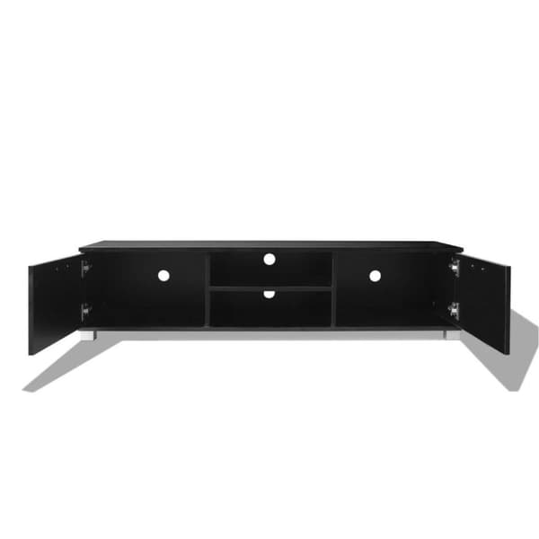 vidaXL TV-benk høyglans svart 140x40,5x35 cm