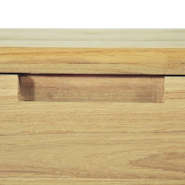 vidaXL TV-benk 120x35x35 cm massiv teak