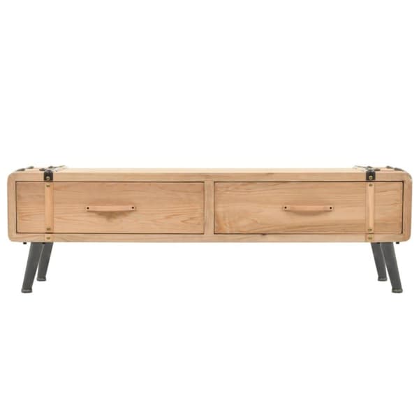 vidaXL TV-benk heltre gran 120x33x35 cm