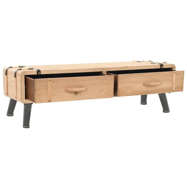 vidaXL TV-benk heltre gran 120x33x35 cm