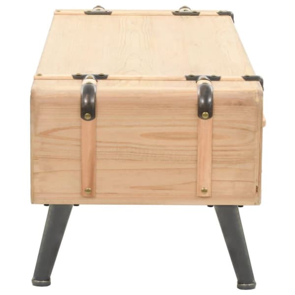 vidaXL TV-benk heltre gran 120x33x35 cm