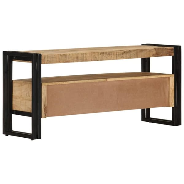 vidaXL TV-benk 100x30x45 cm heltre mango