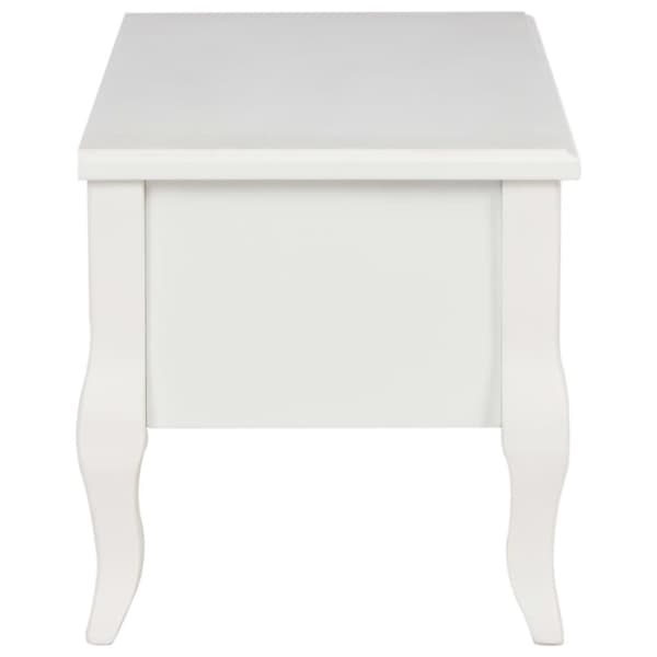 vidaXL TV-benk hvit 100x35x35 cm tre