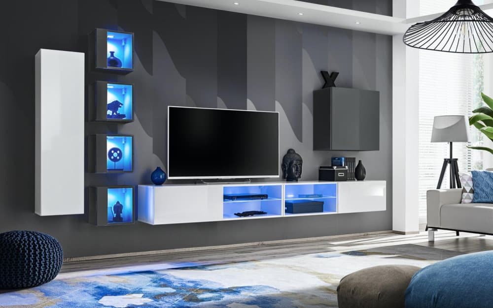 SWITCH MEDIAMÖBEL 320 GRÅ/VIT