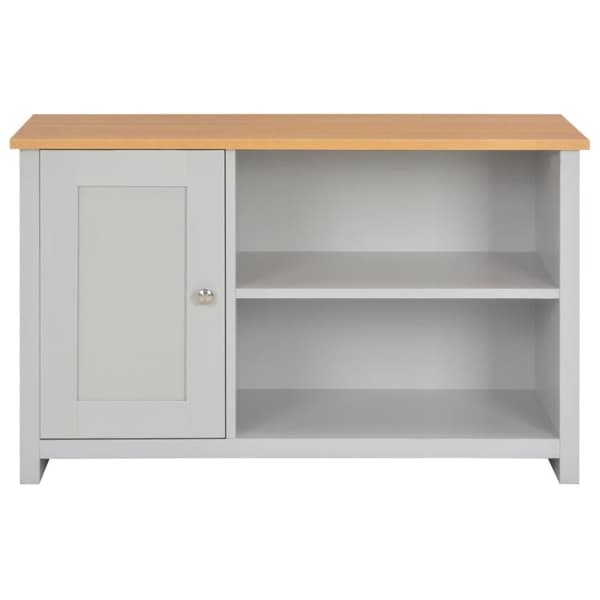vidaXL TV-bänk grå 95x39x58 cm