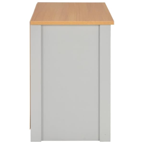 vidaXL TV-bänk grå 95x39x58 cm