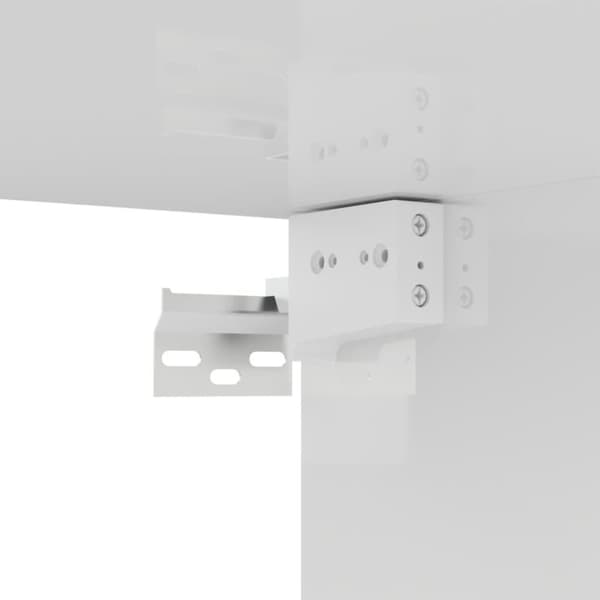 vidaXL TV-bänk vit högglans 100x30x30 cm konstruerat trä