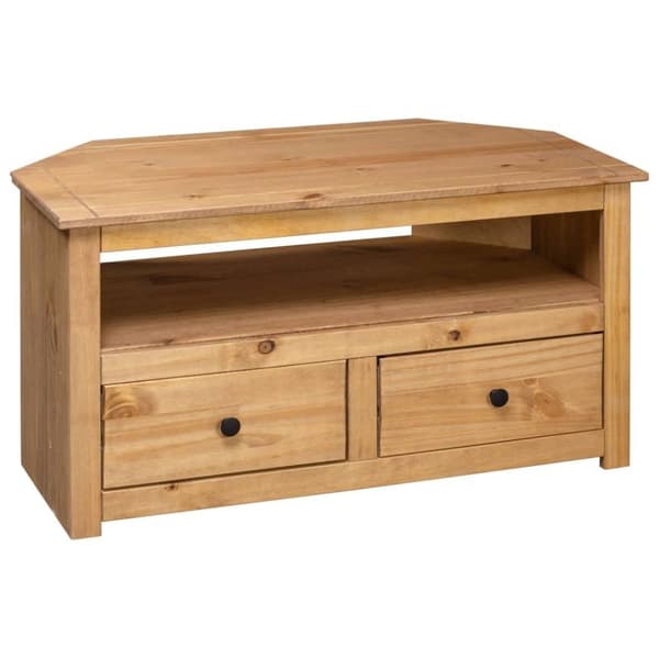 vidaXL tv-skænk 93 x 49 x 49 cm massivt fyrretræ Panama