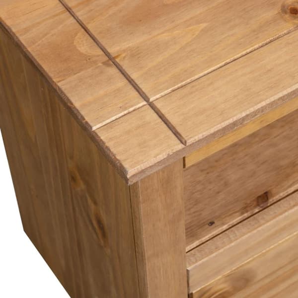 vidaXL tv-skænk 93 x 49 x 49 cm massivt fyrretræ Panama