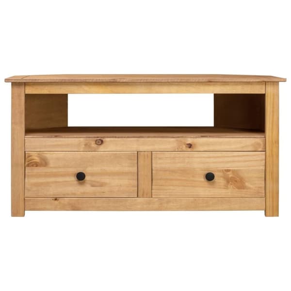 vidaXL tv-skænk 93 x 49 x 49 cm massivt fyrretræ Panama