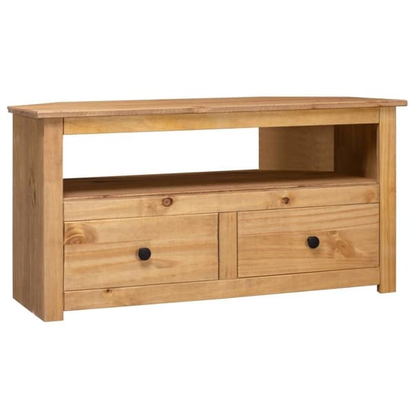 vidaXL tv-skænk 93 x 49 x 49 cm massivt fyrretræ Panama