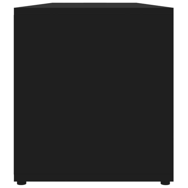 vidaXL tv-skab 120x34x37 cm spånplade sort