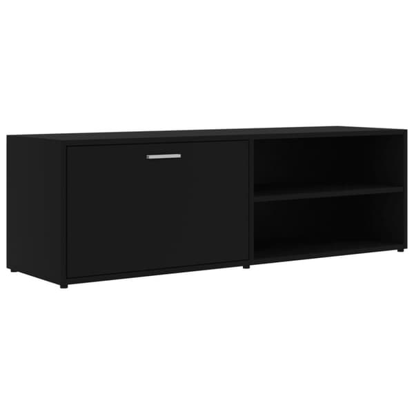 vidaXL tv-skab 120x34x37 cm spånplade sort