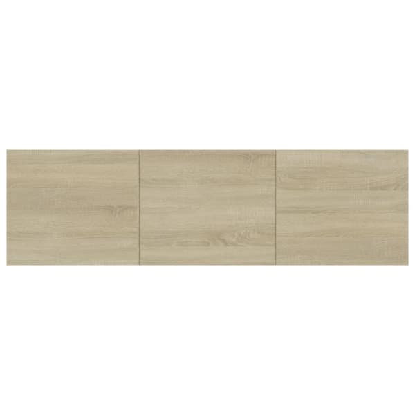 vidaXL TV-bänk vit och sonoma-ek 140x40x35,5 cm konstruerat trä