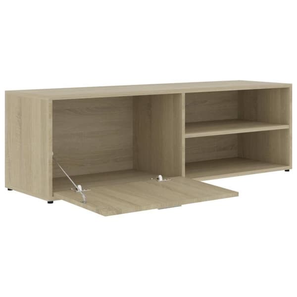 vidaXL TV-taso Sonoma-tammi 120x34x37 cm lastulevy