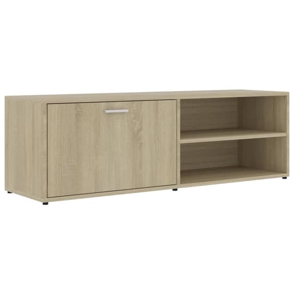 vidaXL TV-taso Sonoma-tammi 120x34x37 cm lastulevy