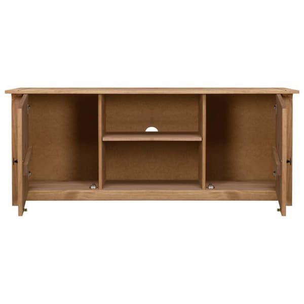 vidaXL TV-benk 120x40x50 cm heltre furu Panama Range