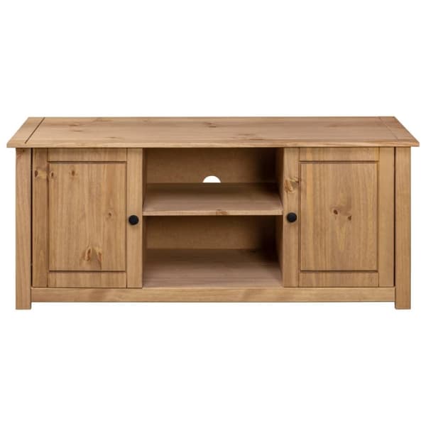 vidaXL TV-benk 120x40x50 cm heltre furu Panama Range
