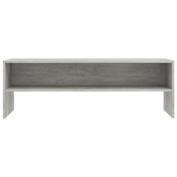 vidaXL TV-benk betonggrå 120x40x40 cm sponplate
