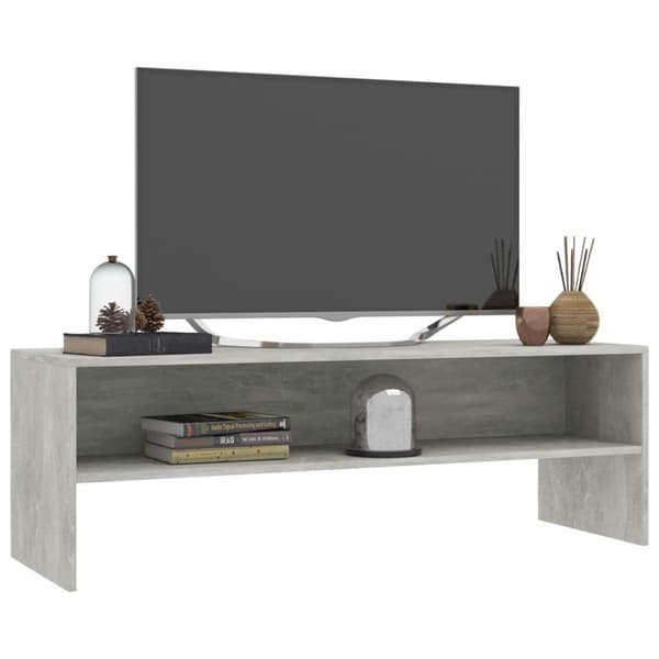 vidaXL TV-benk betonggrå 120x40x40 cm sponplate