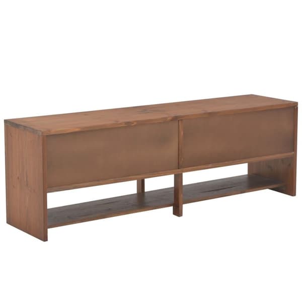 vidaXL tv-bord med 4 skuffer 120x30x40 cm massivt grantræ