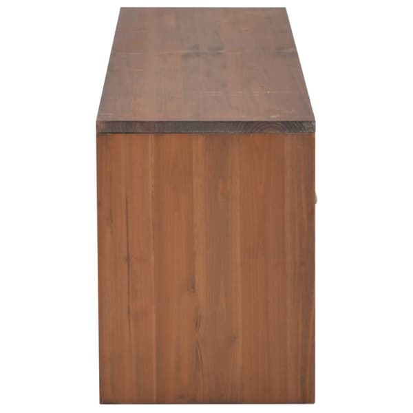 vidaXL tv-bord med 4 skuffer 120x30x40 cm massivt grantræ