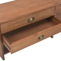 Miniatyrbillede 6 af 8: vidaXL tv-bord med 4 skuffer 120x30x40 cm massivt grantræ