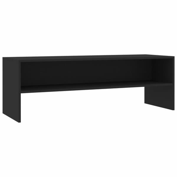 vidaXL TV-benk svart 120x40x40 cm sponplate