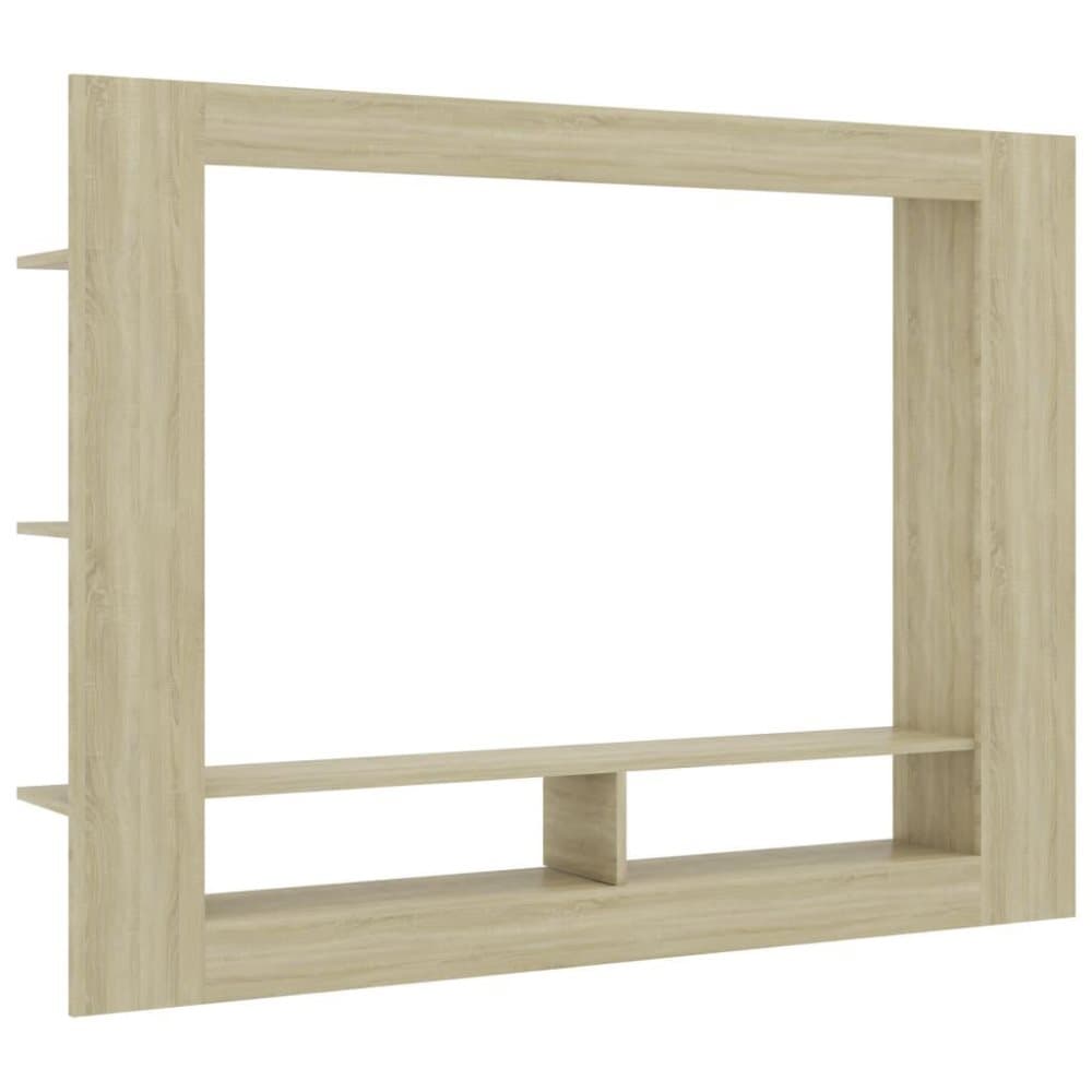 vidaXL TV-bänk sonoma-ek 152x22x113 cm spånskiva