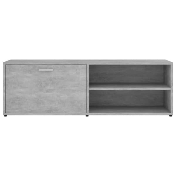 vidaXL TV-benk betonggrå 120x34x37 cm sponplate