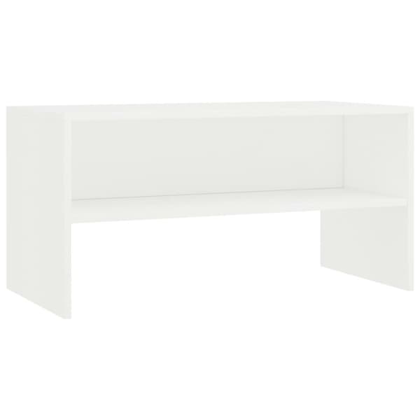 vidaXL TV-bänk vit 80x40x40 cm spånskiva
