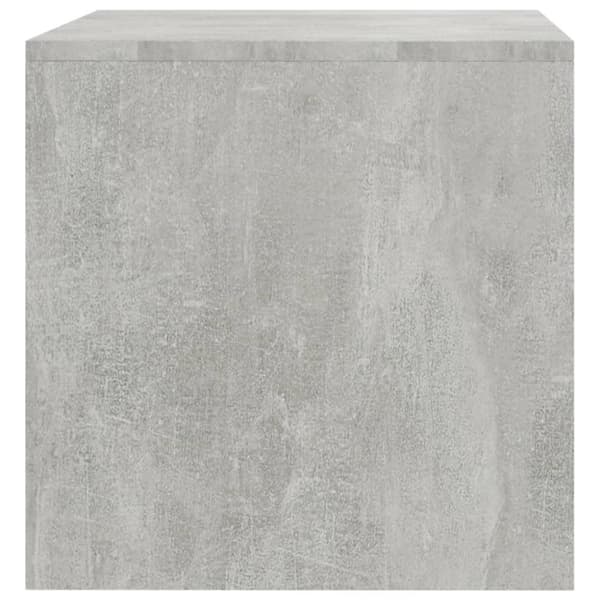 vidaXL TV-bänk betonggrå 80x40x40 cm spånskiva