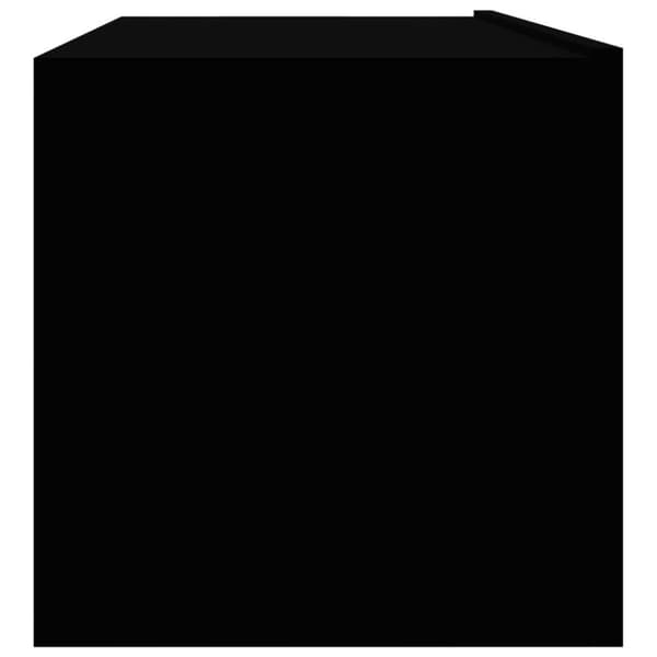 vidaXL TV-benk svart 100x30x30 cm konstruert tre