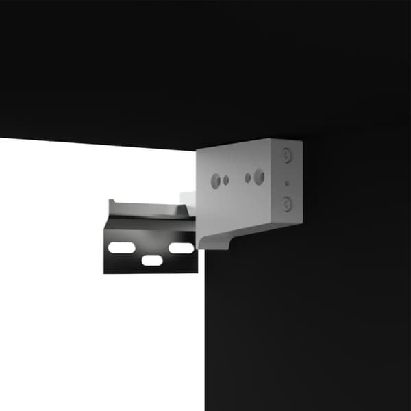 vidaXL TV-benk svart 100x30x30 cm konstruert tre