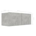 Miniatyrbilde 9 av 10: vidaXL TV-benk betonggrå 80x30x30 cm konstruert tre